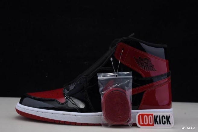 1st Kicks OG Jordan Patent 555088-063 1 Bred High Air 0702